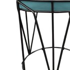 Kit 02 Puffs Multiuso Com Mesa Babu 2 Em 1 Suede Base Preto D