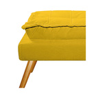 Kit 02 Puffs Opala Palito Corano - Amarena Móveis - Amarelo