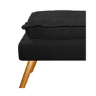 Kit 02 Puffs Opala Palito Corano - Amarena Móveis - Preto