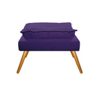 Kit 02 Puffs Opala Palito Corano - Amarena Móveis - Roxo