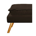 Kit 02 Puffs Opala Palito Corano - Doce Sonho Móveis - Marrom