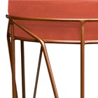 Kit 02 Puffs Redondo Aramado Íris Suede Terracota - Amarena M