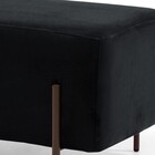 Kit 02 Puffs Retangular Decorativo Status 90x45 D02 Pés De Aç