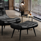 Kit 02 Puffs Sher Facto Pés Palito De Ferro - D'rossi - Preto