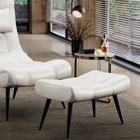 Kit 02 Puffs Sher Facto Prata Pés Palito De Ferro - D'rossi