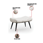 Kit 02 Puffs Sher Facto Prata Pés Palito De Ferro - D'rossi