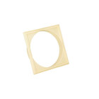 Kit 02 - Ralo Click 10x10 Cm Inox Rosé + Porta Grelha