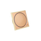 Kit 02 - Ralo Click 10x10 Cm Inox Rosé + Porta Grelha