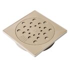 Kit 02 - Ralo Com Fecho + Porta Grelha 15x15 Cm (bege)