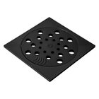 Kit 02 - Ralo Com Fecho + Porta Grelha 15x15 Cm (preto)