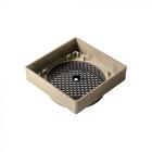 Kit 02 - Ralo Oculto Invisível 10x10 Cm Com Tela (bege)