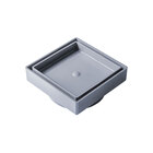 Kit 02 - Ralo Oculto Invisível 10x10 Cm Com Tela (platina)