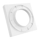 Kit 02 - Ralo Quadrado Para Embutir No Porcelanato (branco)