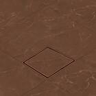 Kit 02 - Ralo Quadrado Para Embutir No Porcelanato (Terracota)