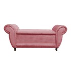 Kit 02 Recamier Com Baú Itália Namoradeira Calçadeira Suede M