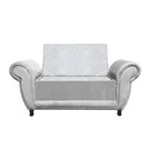 Kit 02 Recamier Com Baú Itália Namoradeira Calçadeira Suede M