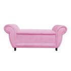 Kit 02 Recamier Com Baú Italia Namoradeira Calçadeira Suede R