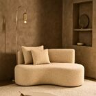 Kit 02 Sofá Decorativo Curvo Orgânico Nature Gaia Boucle - Mo