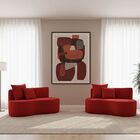 Kit 02 Sofá Decorativo Curvo Orgânico Nature Gaia Suede - Mon