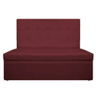 Kit 02 Sofás Anabela Corano Bordô - Amarena Móveis