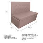 Kit 02 Sofás Anabela Linho Rosê - Amarena Móveis