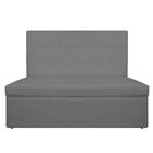 Kit 02 Sofás Anabela Suede Cinza - Doce Sonho Móveis