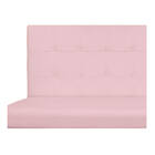 Kit 02 Sofás Anabela Suede Rosa Bebê - Doce Sonho Móveis