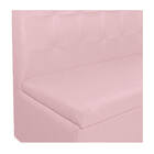 Kit 02 Sofás Anabela Suede Rosa Bebê - Doce Sonho Móveis