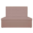 Kit 02 Sofás Anabela Suede Rosê - Doce Sonho Móveis