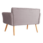 Kit 02 Sofás Isabela Veludo Cores - Ds Estofados - Rosê