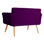 Kit 02 Sofás Isabela Veludo Cores - Ds Estofados - Roxo