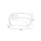 Kit 02 Sofás Orgânicos 2 Lugares C/2 Almofadas Curvo Sala Rec