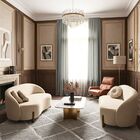 Kit 02 Sofás Orgânicos 2 Lugares C/2 Almofadas Curvo Sala Rec