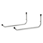 Kit 02 Suporte De Parede Para Cadeiras De Praia Em Alumínio