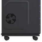 Kit 02 Suportes Para Cpu Com Rodízios Cyber L03 Preto - Lyam