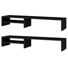 Kit 02 Suportes Stand Base Para Monitor Soft Elevado 95cm Em