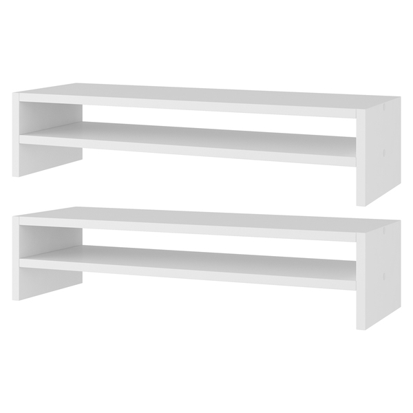 Kit 02 Suportes Stand Base Tela Monitor Soft Elevado 65cm Em