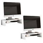 Kit 02 Suportes Stand Base Tela Monitor Soft Elevado 65cm Em