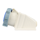 Kit 02 Tomada Sobrepor Industrial 2p+t 32a 220/240v 6h Az Ip6