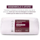 Kit 02 Travesseiros Antialérgicos Com Fibra Siliconizada 70cm