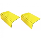 Kit 02un Esteiras Bandeja Flexível P/ Braço Sofá Amarelo