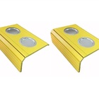 Kit 02un Esteiras Braço Sofá Amarelo Porta Copo Alumínio.