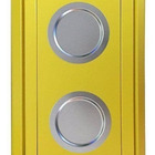 Kit 02un Esteiras Braço Sofá Amarelo Porta Copo Alumínio.