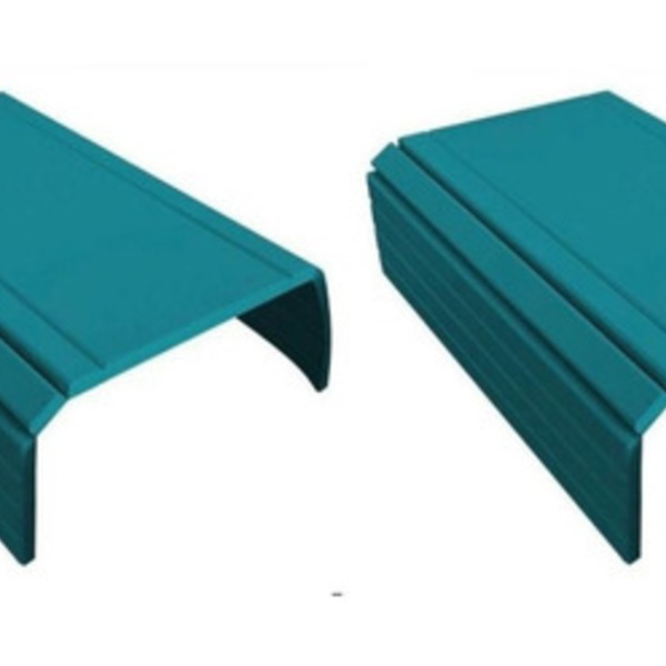 Kit 02un Esteiras Suporte Flexivel P/braço Sofá Azul Tiffany