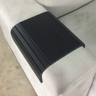 Kit 02un Esteiras Suporte Reta Flexivel P/ Braço Sofá Preta