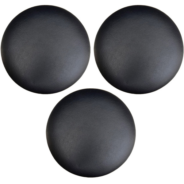 Kit 03 Assentos Redondo Banqueta Cadeira Estofados Poltronas