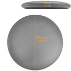 Kit 03 Assentos Redondo Banqueta Cadeira Estofados Poltronas