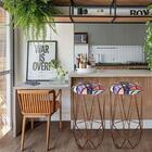 Kit 03 Banqueta Alta Aramado Bronze Romero Brito