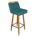 Kit 03 Banqueta Alta Encosto Lith Para Cozinha Bar Balcão Bis