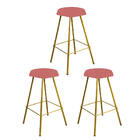 Kit 03 Banqueta Alta Lari Eiffel Hexágono Cozinha Bar Balcão